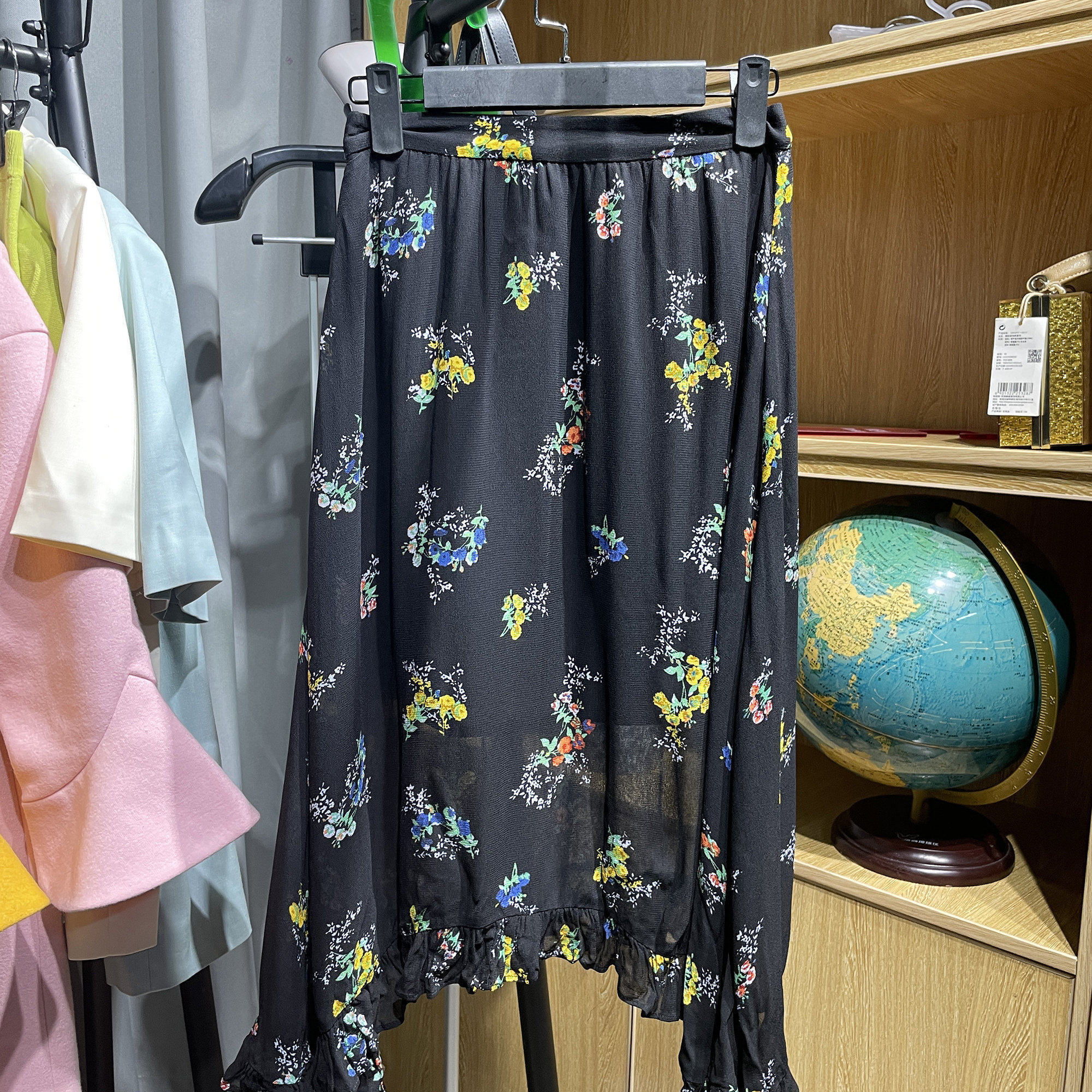 [欧]兰米特卖春秋正品品质针织厚半身裙短裙1GY3073560