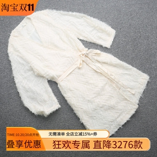 艾 裹身式 兰米特卖春季 女装 V领收腰显瘦连衣裙T2011LQ068S 新款