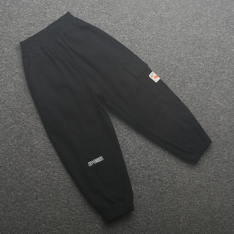 [皇]兰米特卖男童裤子时尚休闲裤春秋新款儿童洋气工装裤运动裤