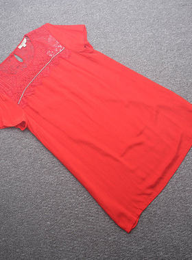 [芊]兰米特卖夏正品简约百搭气质宽松大码女装连衣裙W82L15942