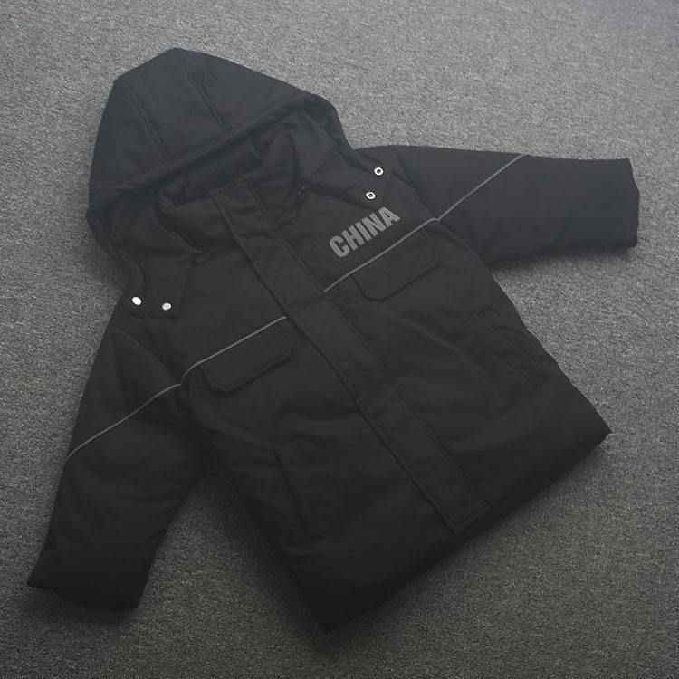 [皇]兰米特卖儿童羽绒服冬季新款男童中长款运动风中大童装外套