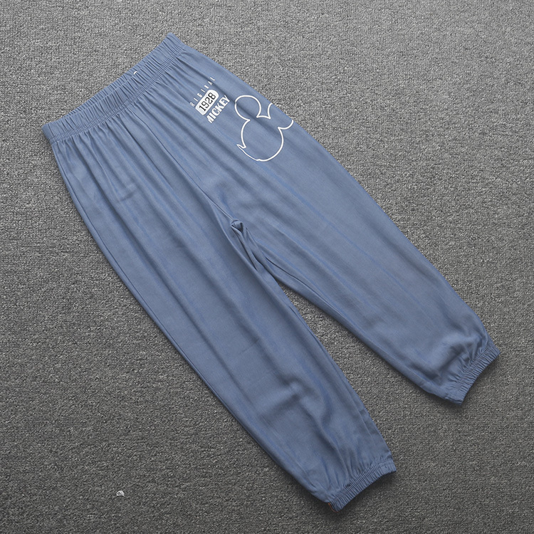 [迪]兰米夏季新款童装儿童男童中大童防蚊裤宝宝薄款牛仔裤长裤