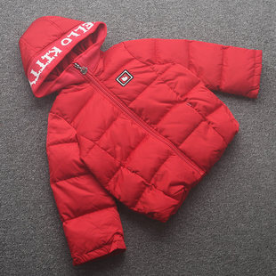[凯]兰米特卖秋冬新款童装女童中大童短款连帽羽绒服外套保暖时尚