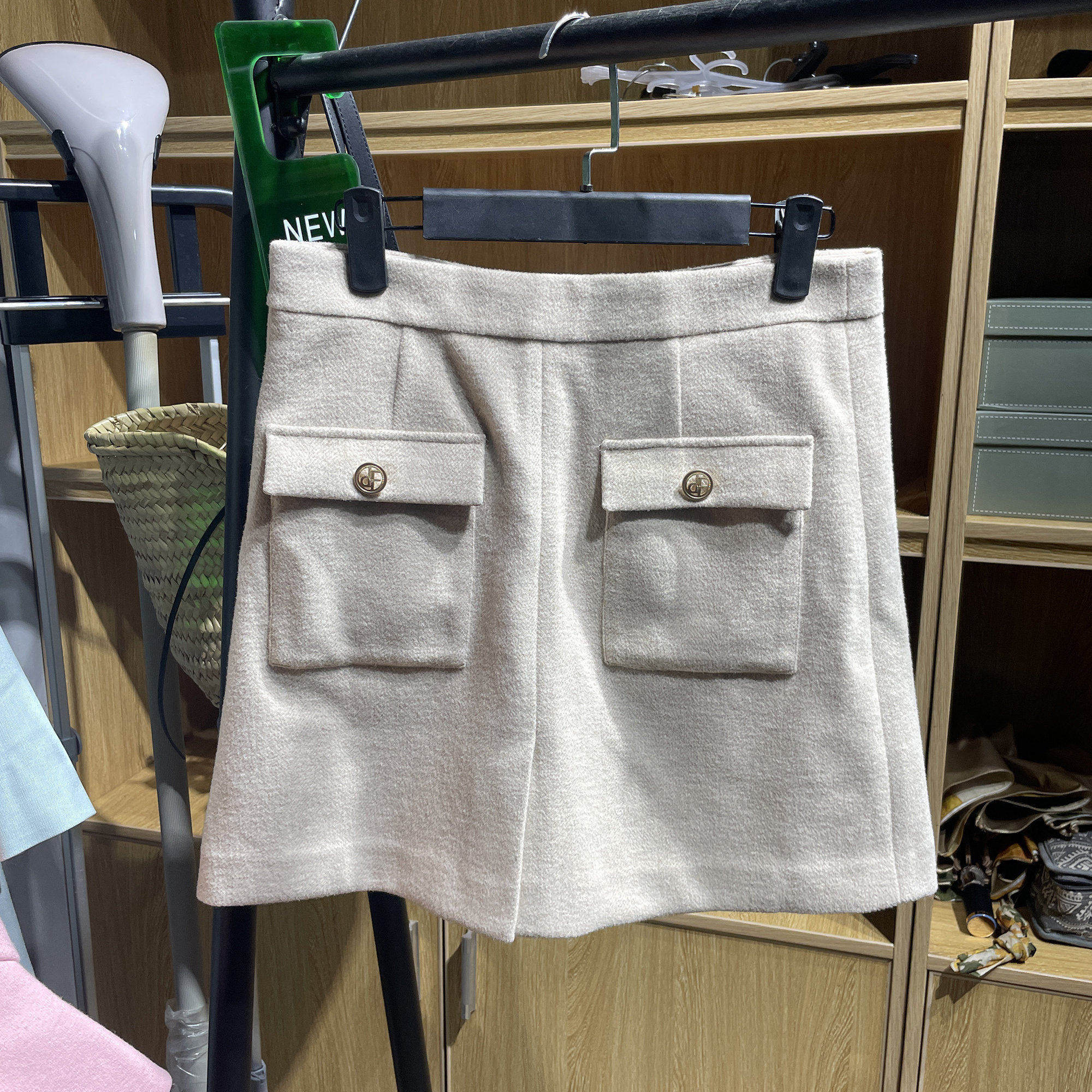 [五]兰米特卖正品秋款时尚气质法式小香风高腰半身裙2ZN4505540