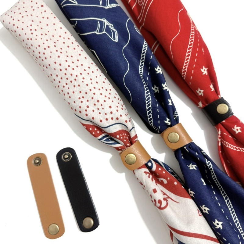 美式复古方巾扣男士西部领巾扣