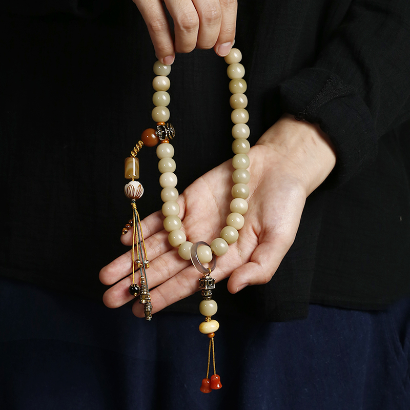 風化菩提手持掛件文玩手串跑環