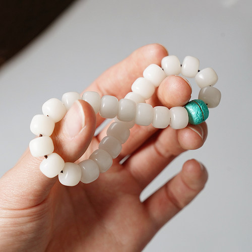 白玉菩提学生盘玩手串绕指柔手捻