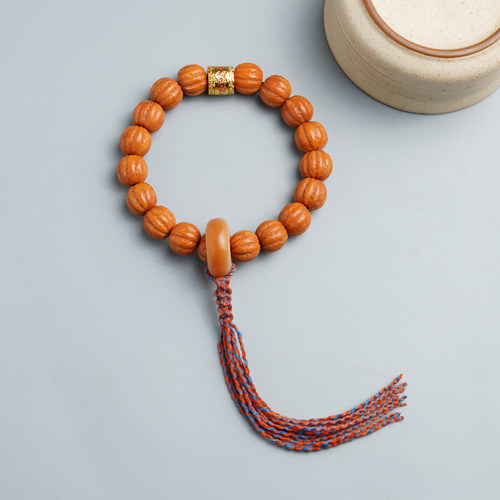 猴头桃核京八棱文玩手持手串盘玩