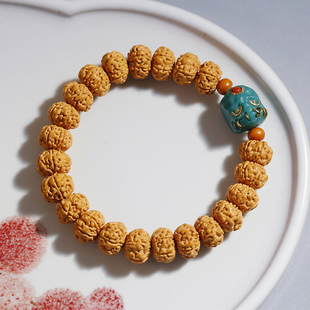 金刚菩提子手串原籽小单圈天然配饰盘玩佛珠文玩阿呆琉璃手链精品