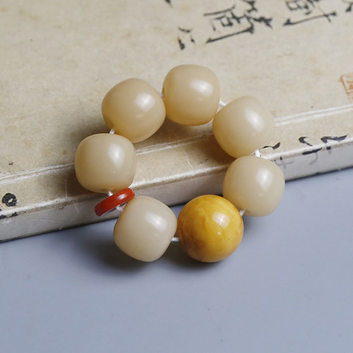 白玉菩提子手指文玩小手串手捻