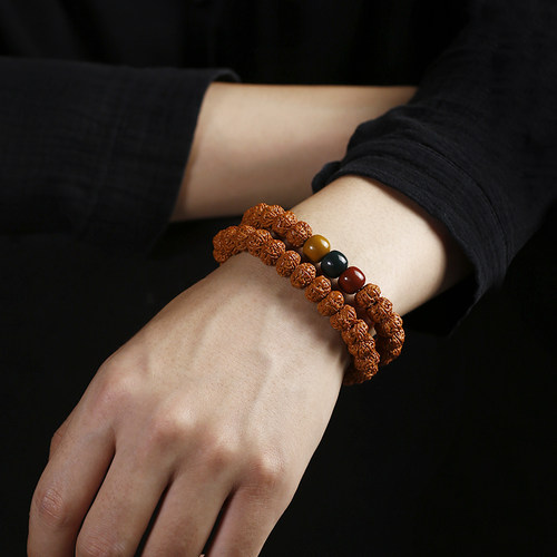 金刚菩提子精品手持念珠两圈佩戴