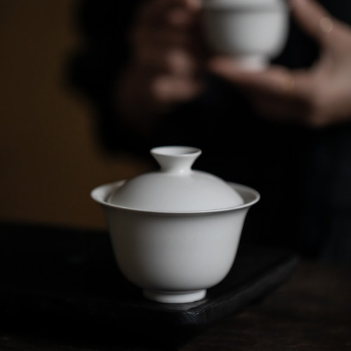 元无陶瓷盖碗轻奢高端