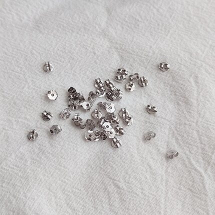 小巧4mm迷你素银包金925纯银耳堵耳塞养耳钉耳环配饰百搭耳饰品