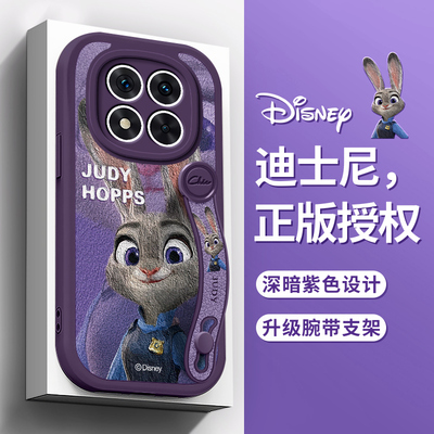 佳朗迪士尼适用于红米note14Pro手机壳note15尼克note13朱迪note11SE腕带Turbo4支架K80Pro新T女款9探索版11E