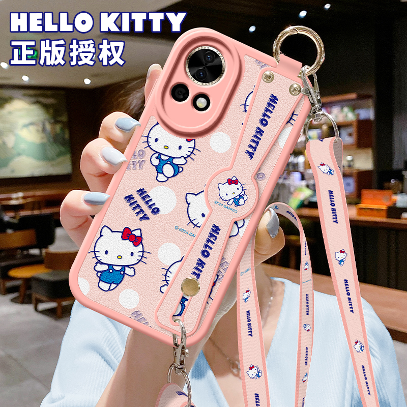 HelloKitty授权适用华为nova12手机壳新款nova11防摔保护套10可背pro腕带9斜挎8挂绳KT凯蒂猫nova女Ultra支架 3C数码配件 手机保护套/壳 原图主图