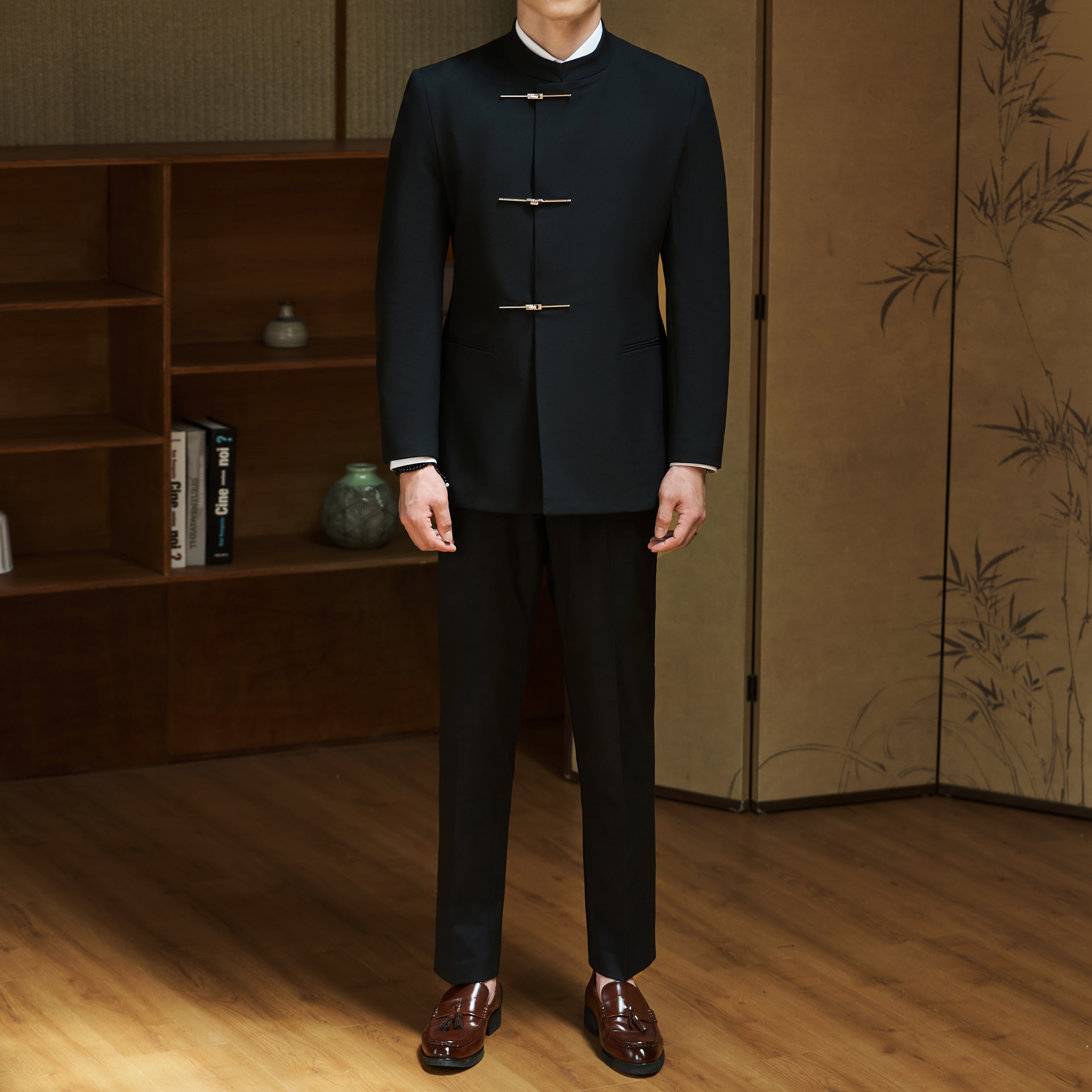 中式婚宴高端礼服个性设计纽扣西服套装婚宴礼服西服670/P240,男装西服,电商A428