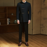 中式婚宴高端礼服个性设计纽扣西服套装婚宴礼服西服670/P240，男装西服，电商A428