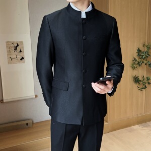 风 男士纽扣结 礼服套装 晚宴套装两件套 LJT1913/P240图片