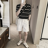 2025新款男生夏日凉爽条纹短袖teeT恤T002/P60，男装T恤，电商A428