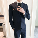 高品质男士两扣西服修身弹力面料套装上班服婚宴服XZ152/P280，男装西服，电商A428