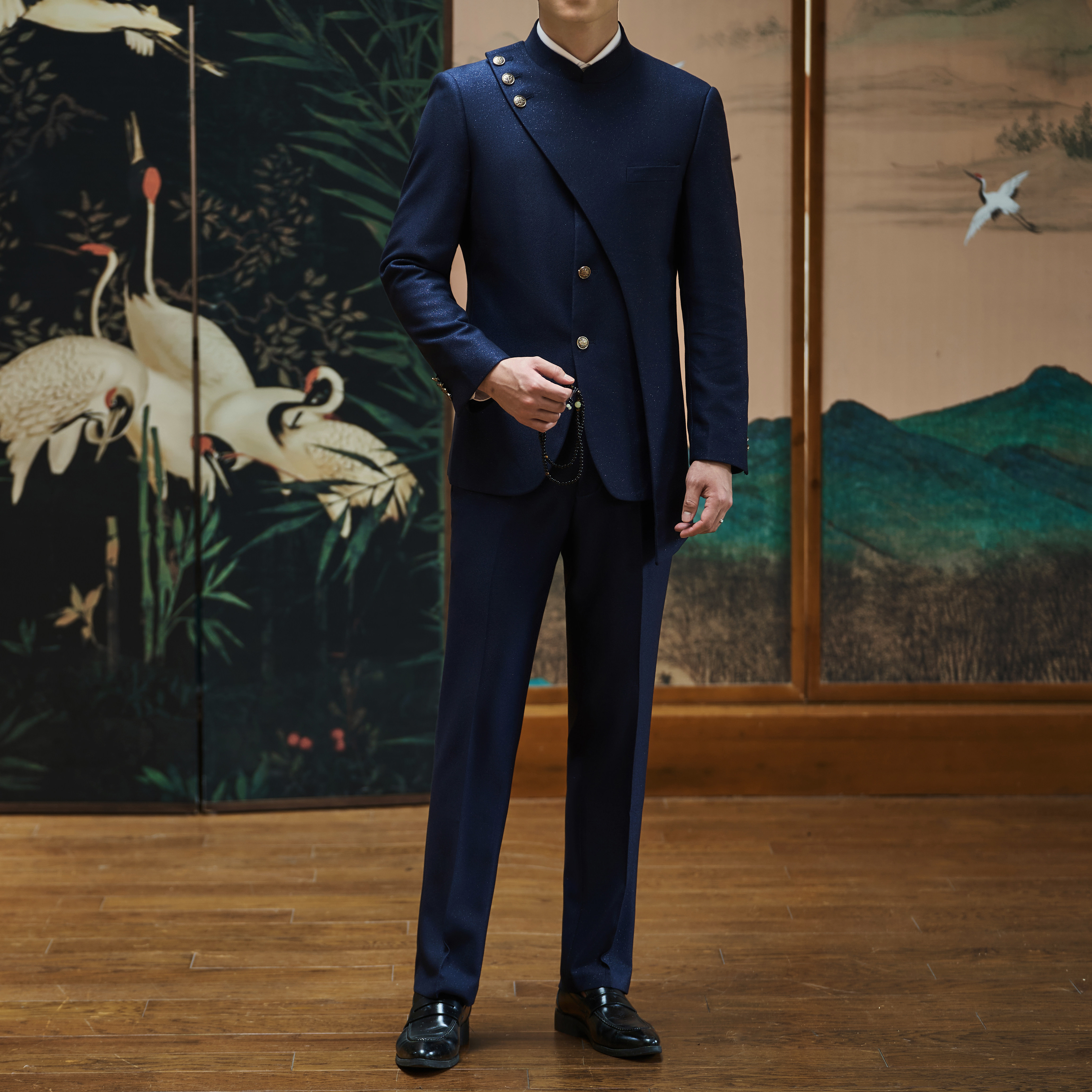 中式婚宴高端礼服时尚设计西服套装婚宴礼服西服922/P280,男装西服,电商A428