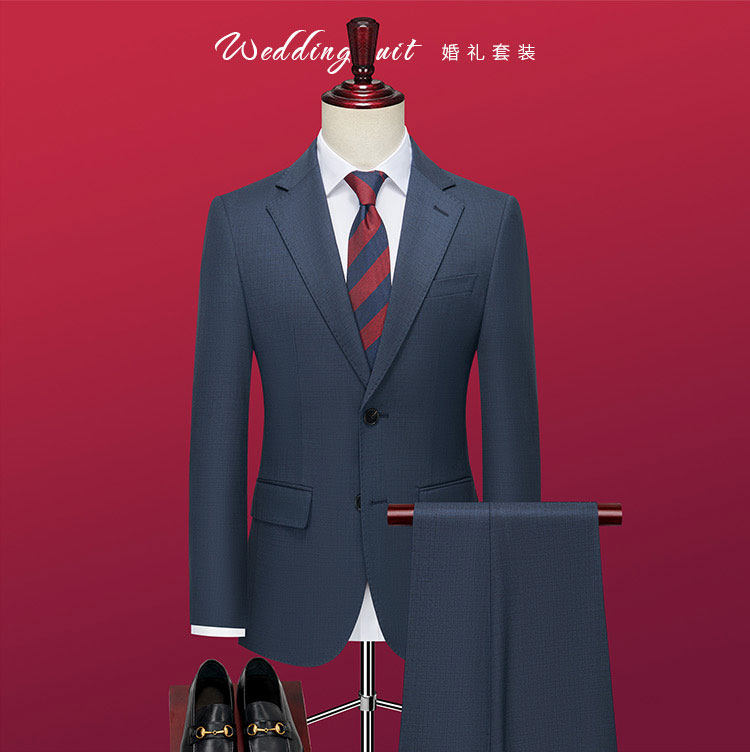 商场千元品质 职业西服套装   三色可选 结婚西服套装 GD003/P350图片