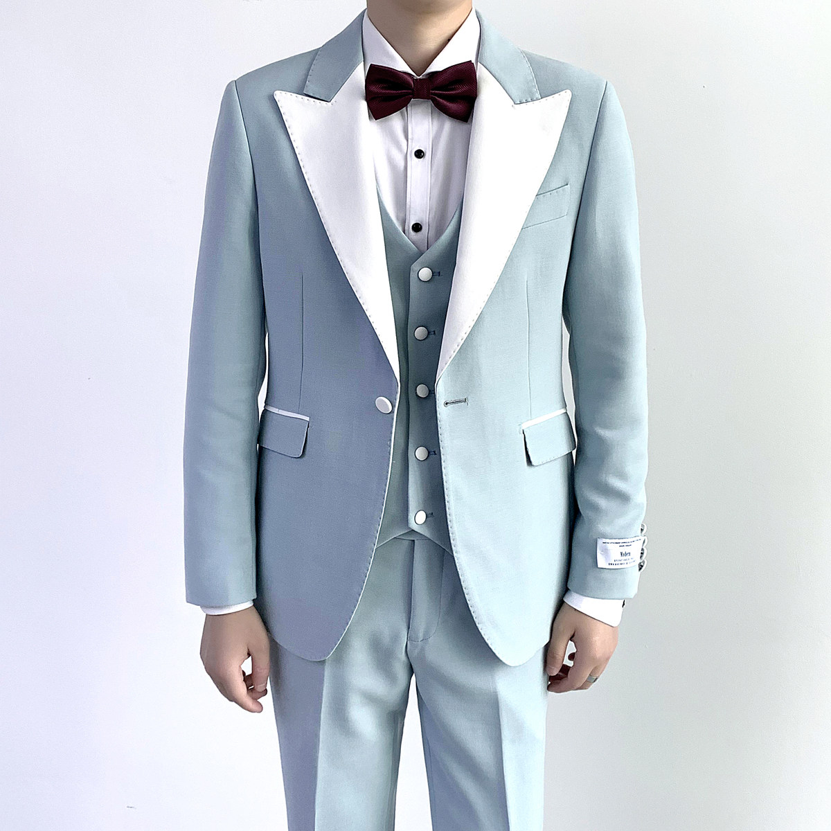 奢华婚礼基础款男士单扣包边礼服套装晚宴套装XZ801/P310,男装休闲套装,电商A428