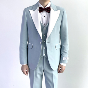 奢华婚礼基础款 男士单扣包边礼服套装 晚宴套装 XZ801/P310图片