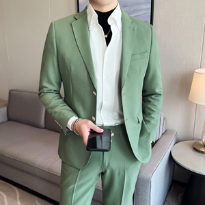 男士双扣西服套装  三色弹力面料西服  新郎西服套装 LJT902/P240图片