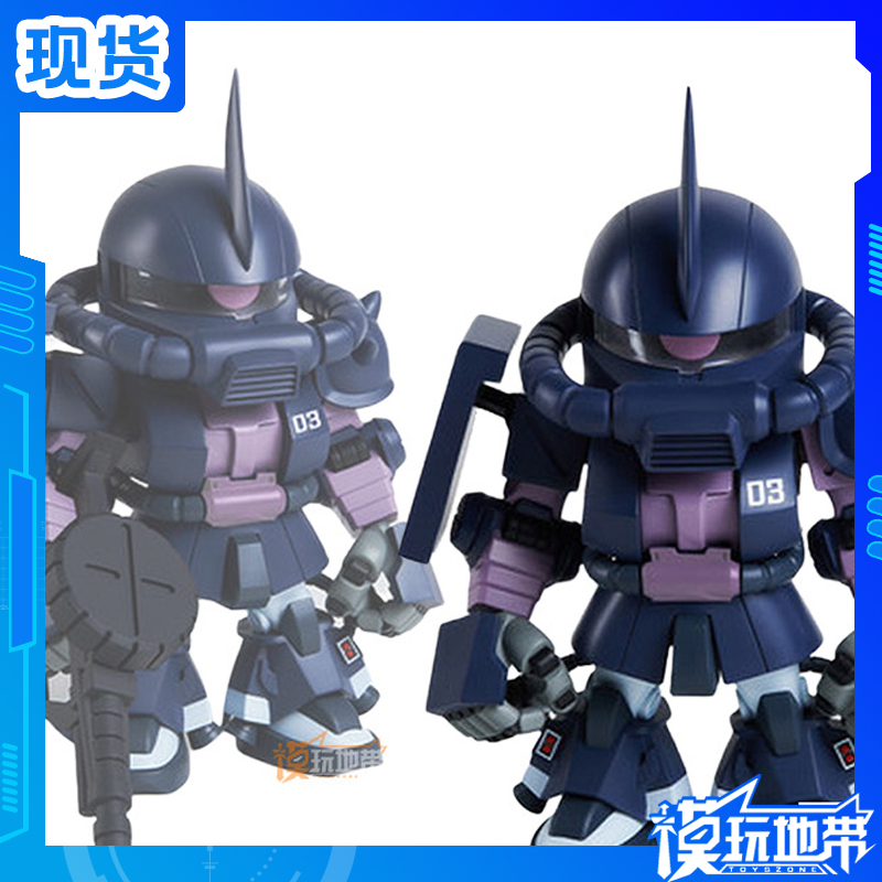 现货万代南梦宫万代黑色扎古