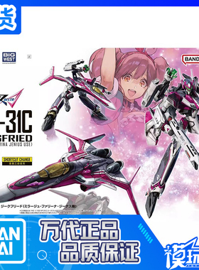 现货 万代 HG VF-31C 齐格弗里德 米拉吉法莉娜吉纳斯机 拼装模型