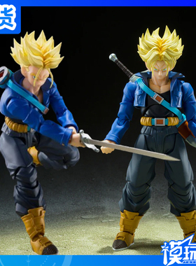 现货 万代 SHF 龙珠Z 超级赛亚人 特兰克斯 来自未来的少年 再版