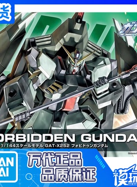 现货 万代 HG SEED R09 1/144 GAT-X252 Forbidden 禁断高达 拼装