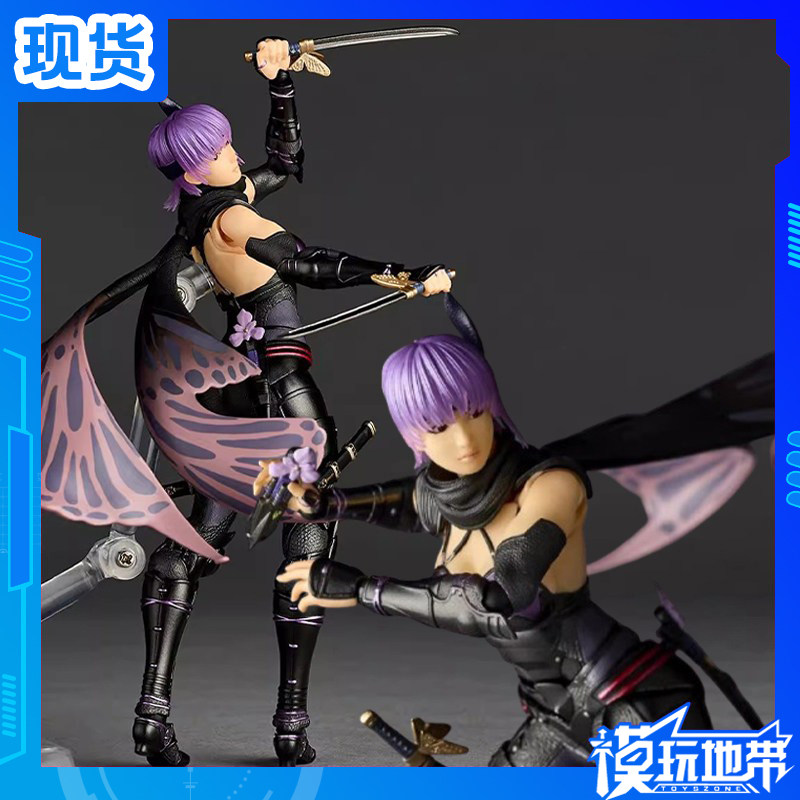 现货 海洋堂 轮转科技 惊奇山口式 忍者龙剑传 绫音 成品手办模型