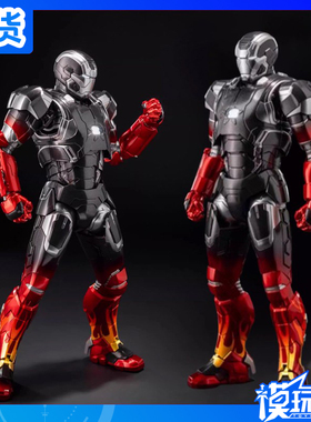 现货 Threezero 30 DLX 漫威 钢铁侠 Mark22 热棒 手办模型