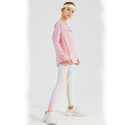 儿童瑜伽长裤裸感紧身裤