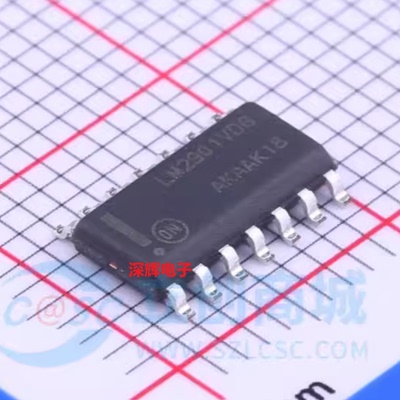 LM2901VDR2G LM2901VDG 全新电压比较器IC芯片 SOP-14 可直拍