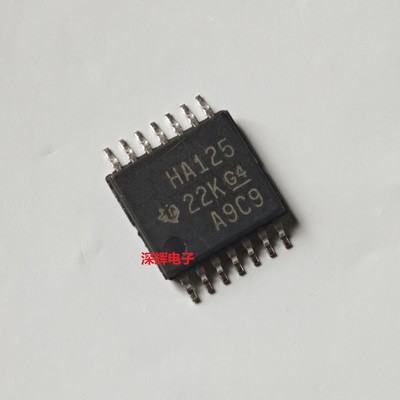 SN74AHC125PWR PW丝印HA125 全新缓冲器IC芯片 TSSOP-14 可直拍