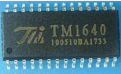 【深辉电子】贴片 TM1640 LED驱动IC芯片 SOP-28封装