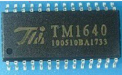 【深辉电子】贴片 TM1640 LED驱动IC芯片 SOP-28封装