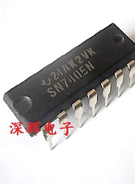直插 SN7406N DM7406N 进口IC芯片 DIP-14封装 可直拍 原装拆机