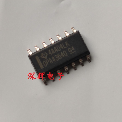 OPA4364AQDRQ1 OPA4364Q 全新运算放大器IC芯片 SOP-14 可直拍
