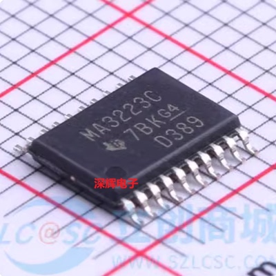 MAX3223CPWR MA3223C 全新RS-232收发器IC芯片 TSSOP-20 可直拍