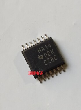 SN74AHC14PWR PW丝印HA14 全新进口反相器IC芯片TSSOP-14 可直拍