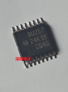SN74CB3Q3257PWR 丝印 BU257 进口多路复用器IC芯片 TSSOP-16封装