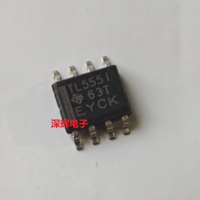 贴片 TLC555IDR ID TL5551 I全新进口定时器IC芯片 SOP-8 可直拍