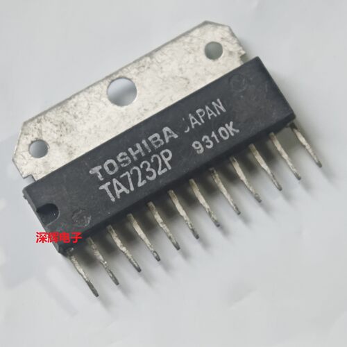 TA7232P 双声道音频功率放大电路芯片 ZIP-12 可直拍 进口拆机