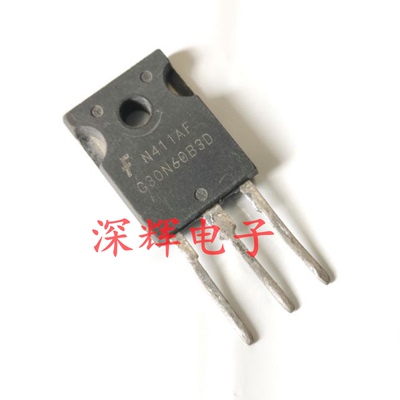 直插 G30N60B3D IGBT场效应管 带阻尼 TO-247三极管 原装拆机