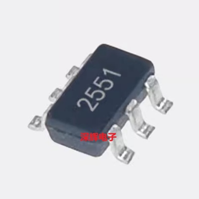 TPS2551DBVR 丝印2551 进口限流配电开关IC芯片SOT23-6 可直拍