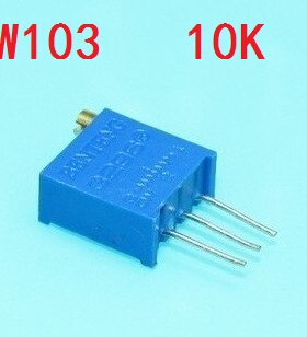 3296W-103(10K）精密可调高电位器 3296电位器 可调电阻 W103